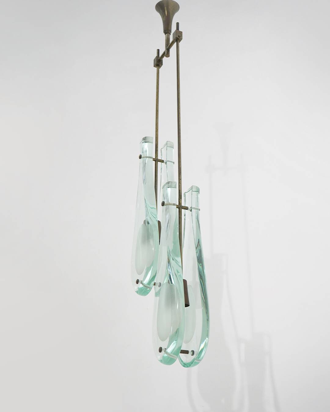 Pendant lamp mod. 2259/2 by Max Ingrand, Fontana Arte, 1960s