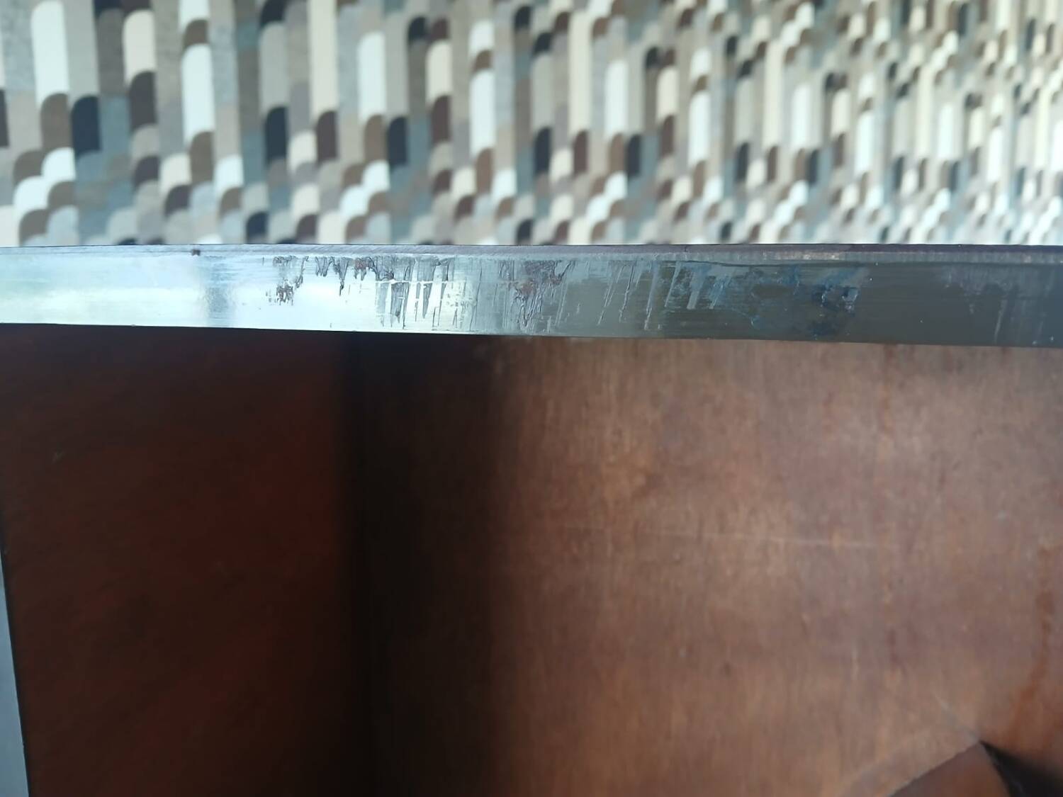 Lacquered cube coffee table – 1970s modernist design