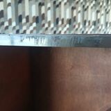 Lacquered cube coffee table – 1970s modernist design