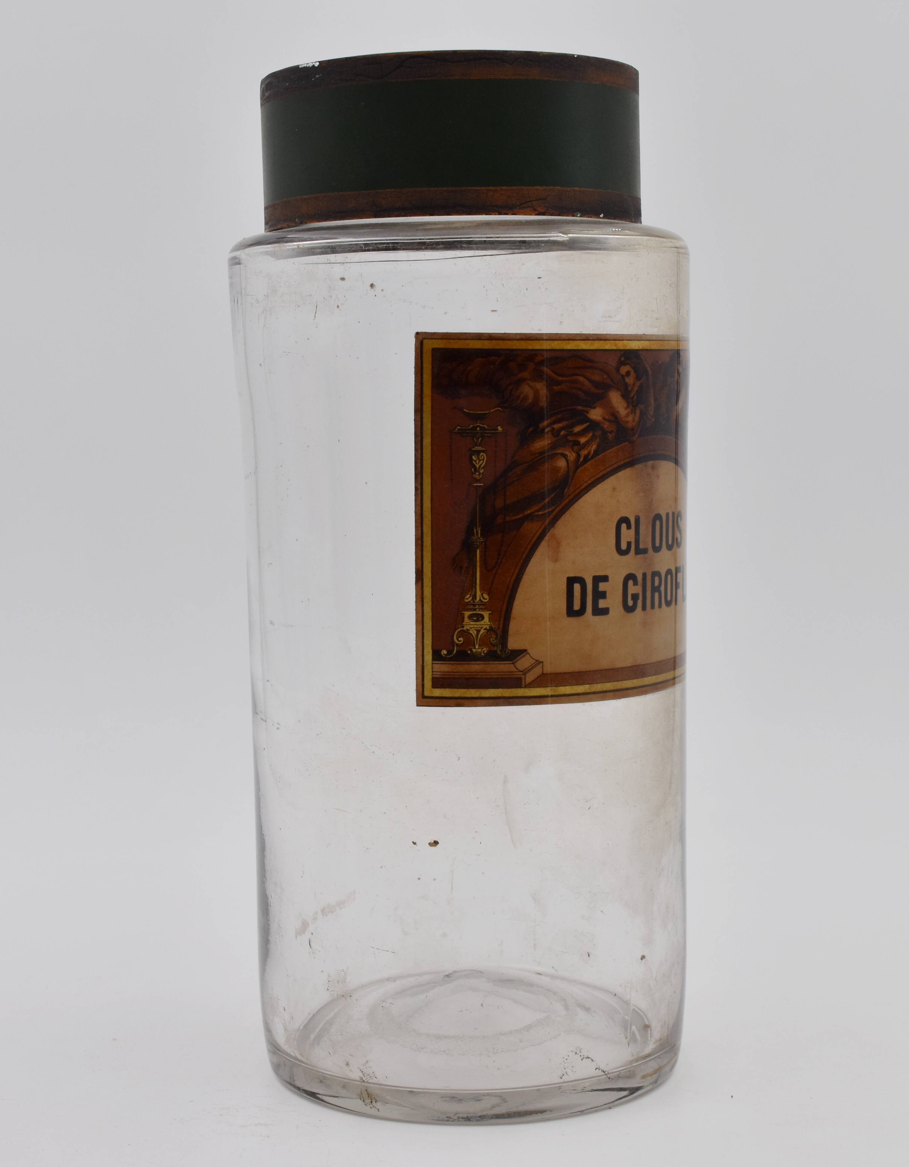 Bottle of ancient aphoticaria Cloves