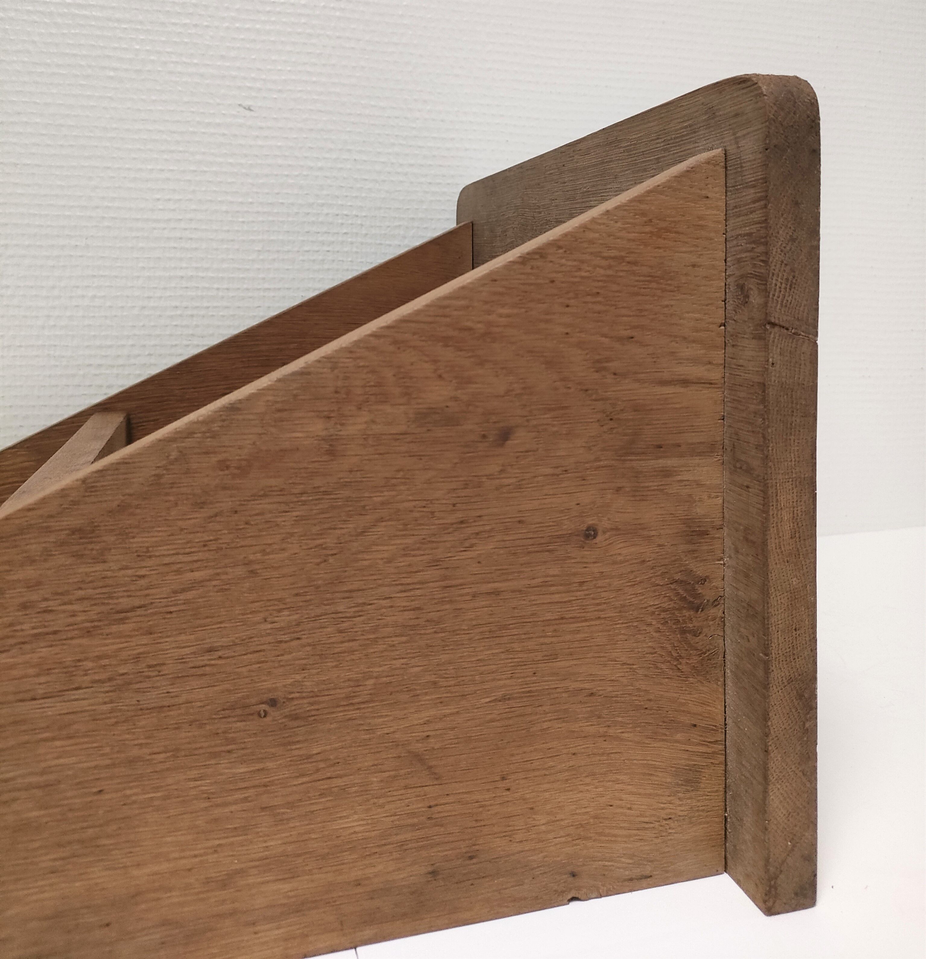 Shelf solid oak patinated years 50-60 years