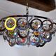 Lustre verre Murano Italie 1970