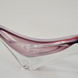 Mid-century Glass Bowl,designed Josef Hospodka for Chribska,1960's.