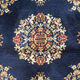 Oriental Persian carpet midnight blue 170x120cm