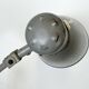 Large Grey Industrial Workshop Table Lamp, 1960s