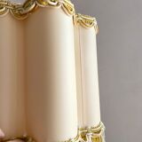 Vintage suspension lampshade with fringes