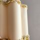 Vintage suspension lampshade with fringes