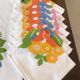 Nappe fleurie et ses 8 serviettes vintage