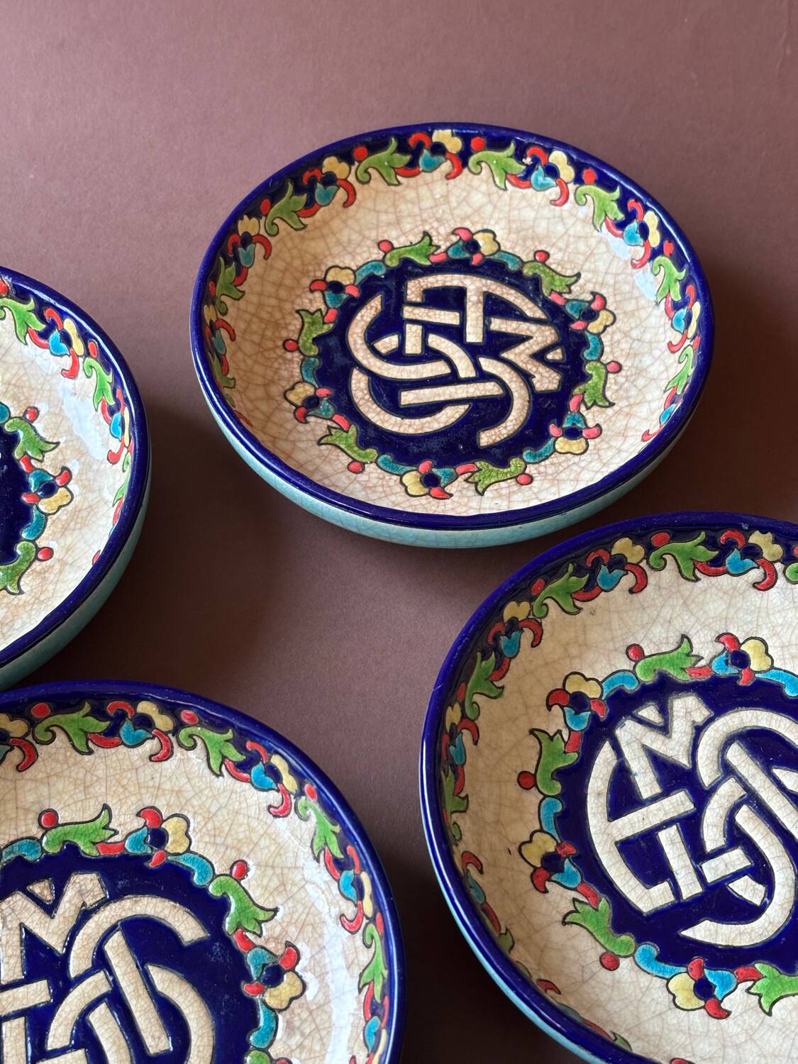 Longwy Enamel Bowls