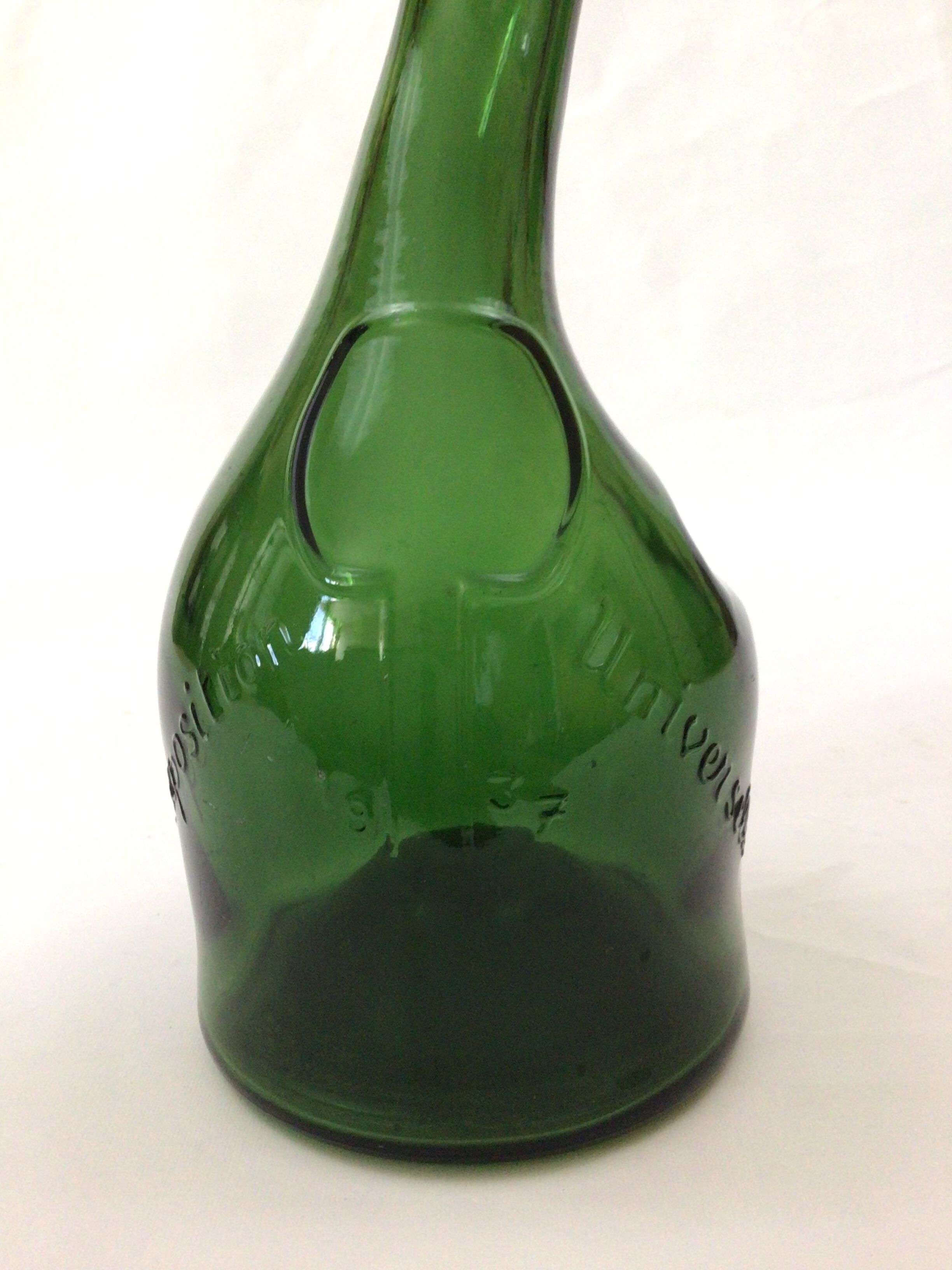 Glass bottle Universal Exhibition 1937
