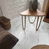 Small banbou tripod table from the 70s