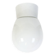 Vintage White Porcelain Ceiling Light, 1970s