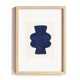 collection of 5 abstract paintings on paper signed Eawy