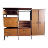 Étagère Bibliothèque Design Scandinave Modulaire (70s)