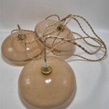 Trio of pink suspensions