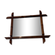 Rattan bamboo mirror from the 50s-60s