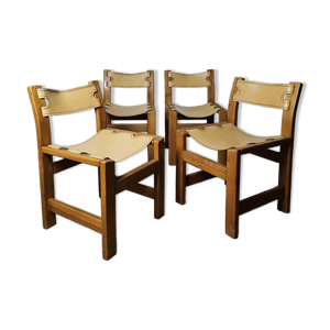 Chaises en orme massif