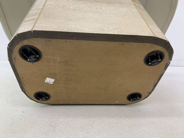 Table basse en travertin design milieu du siècle, années 1970