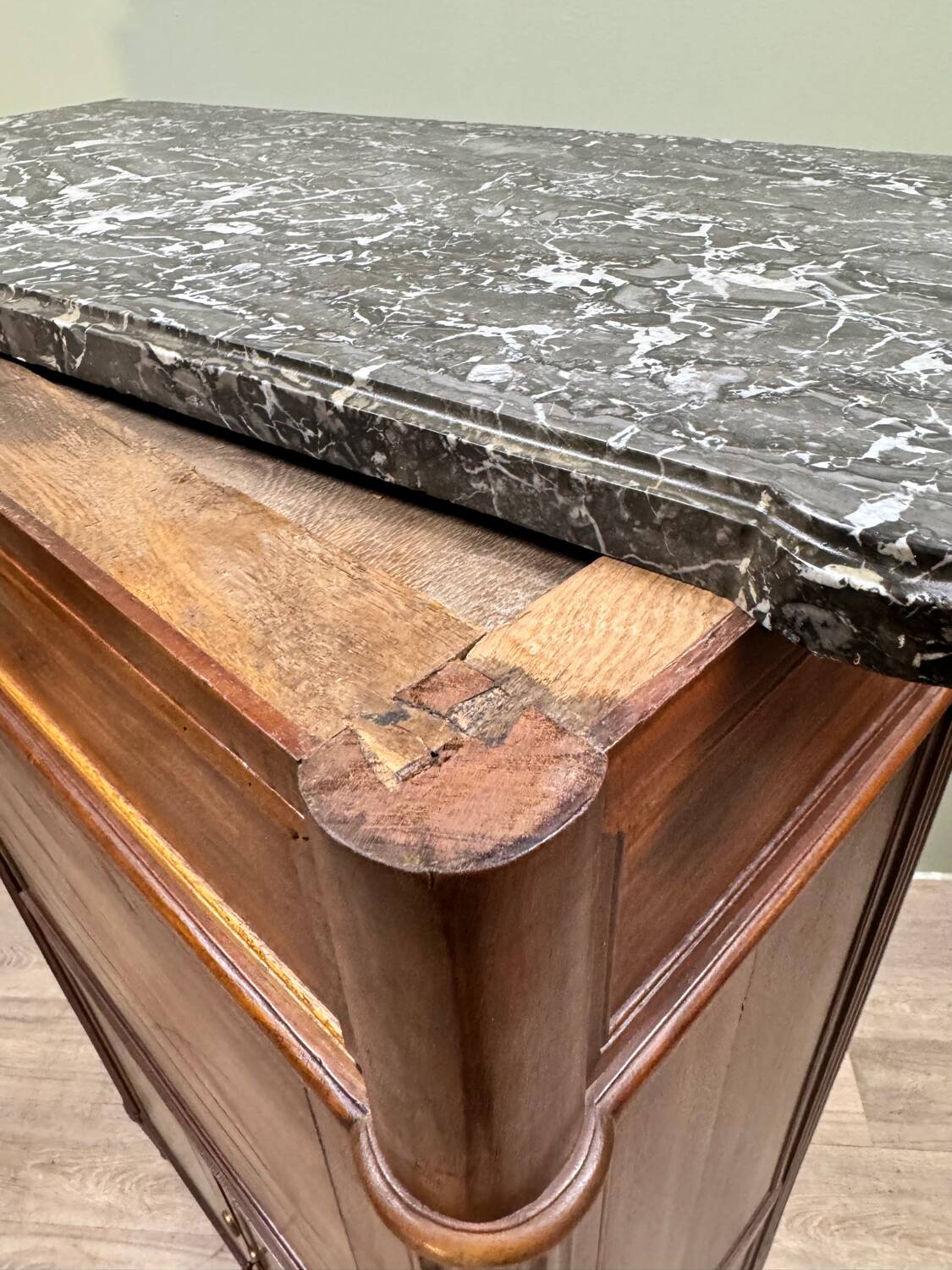 Lady's Secretary In Mahogany Louis XVI XVIII Eme Century