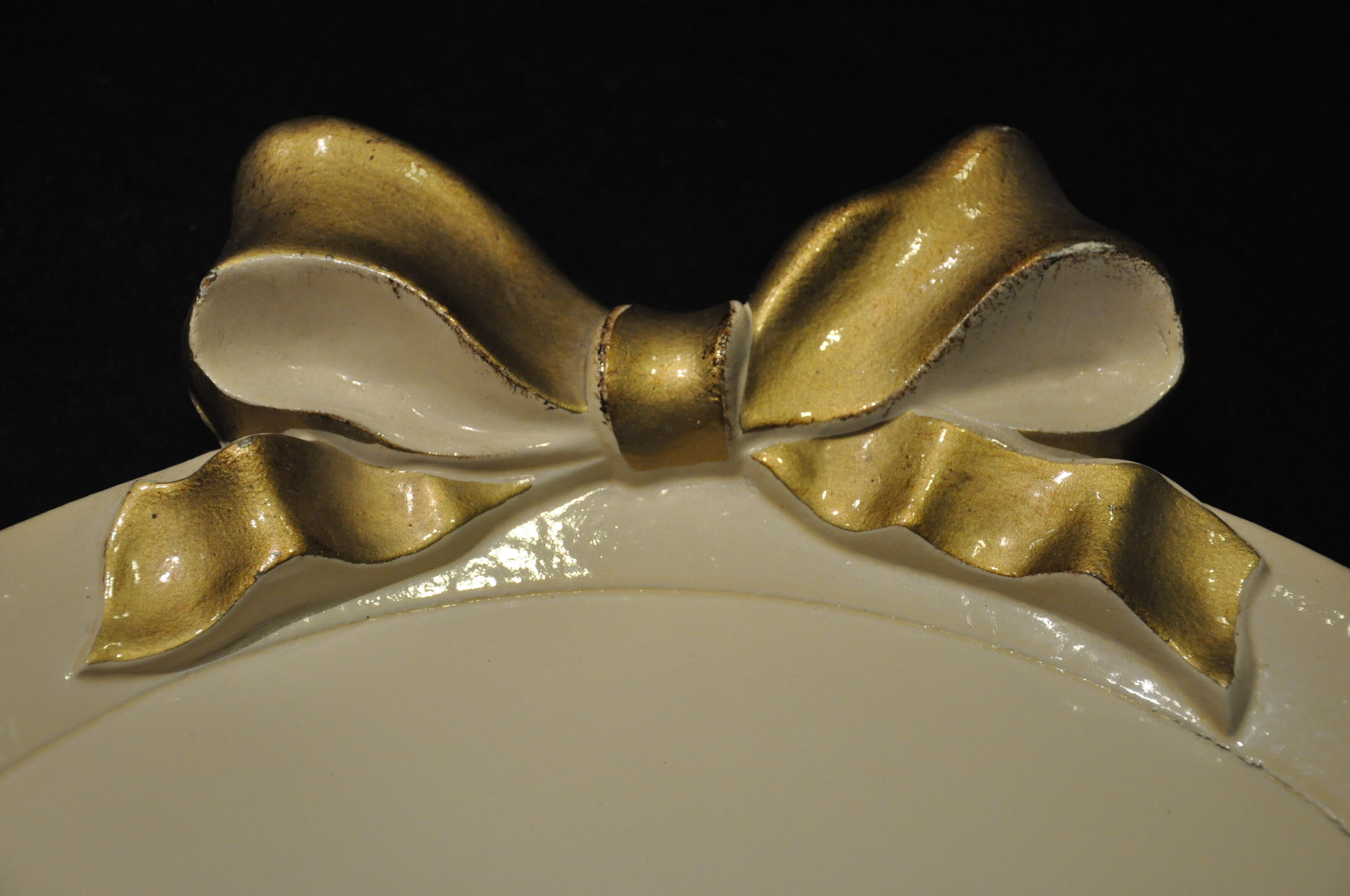 Vintage wood service tray Italy