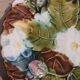 Ceramic Majolica Barbotine Plate