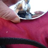 Pair of cup mirror sconces, Murano, vintage, 1940s