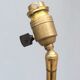 Wooden and brass lamppost 1960s