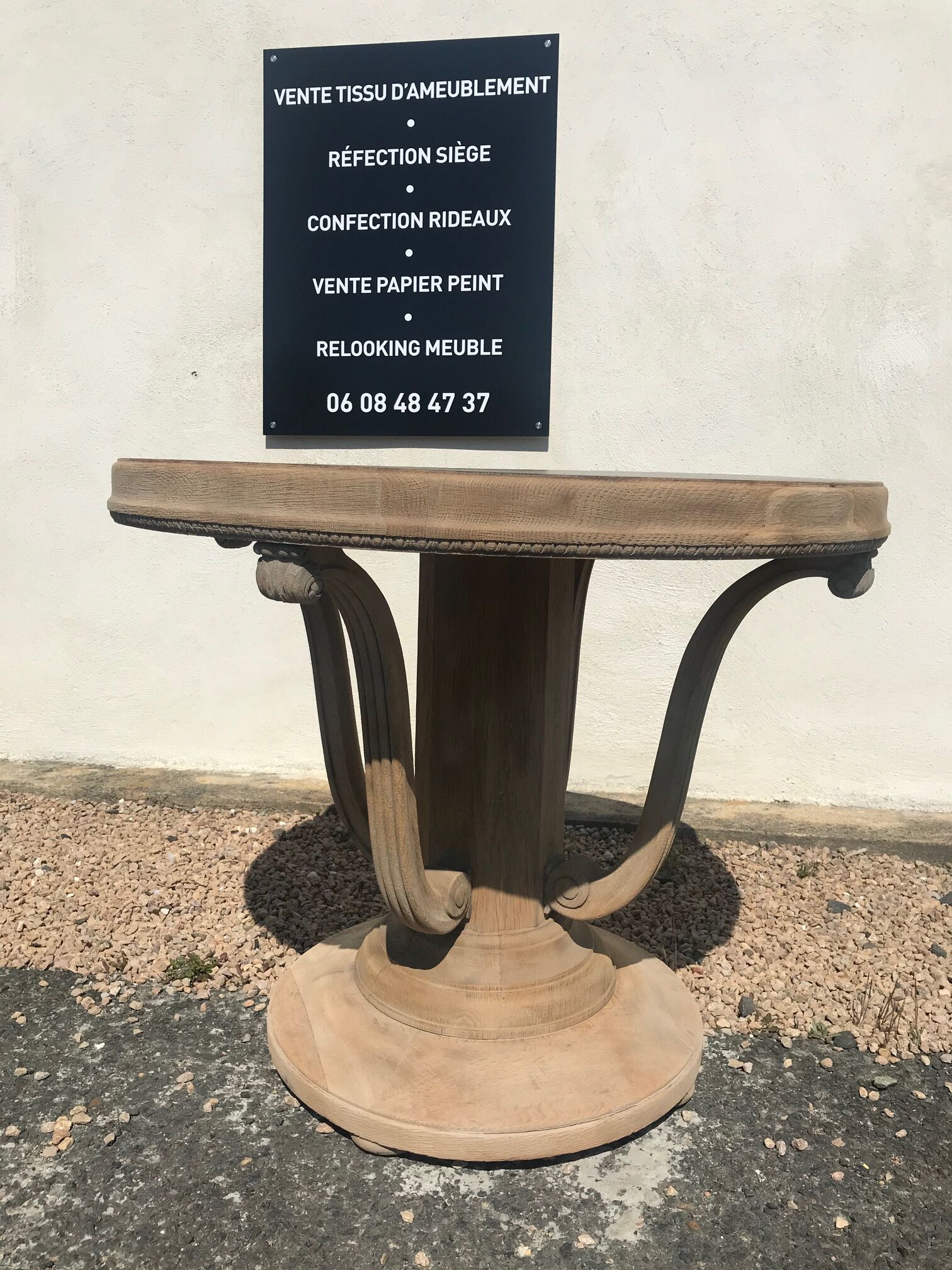Art deco side table