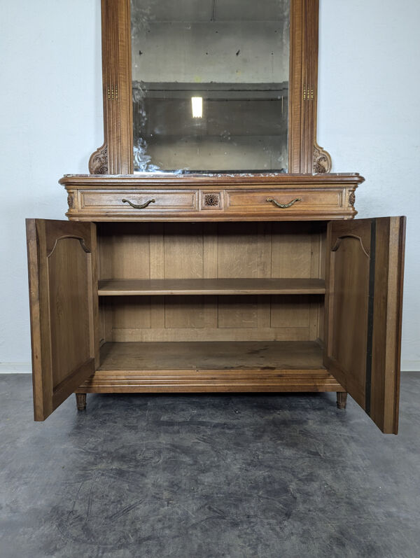 Desserte, buffet de style Louis XVI en noyer