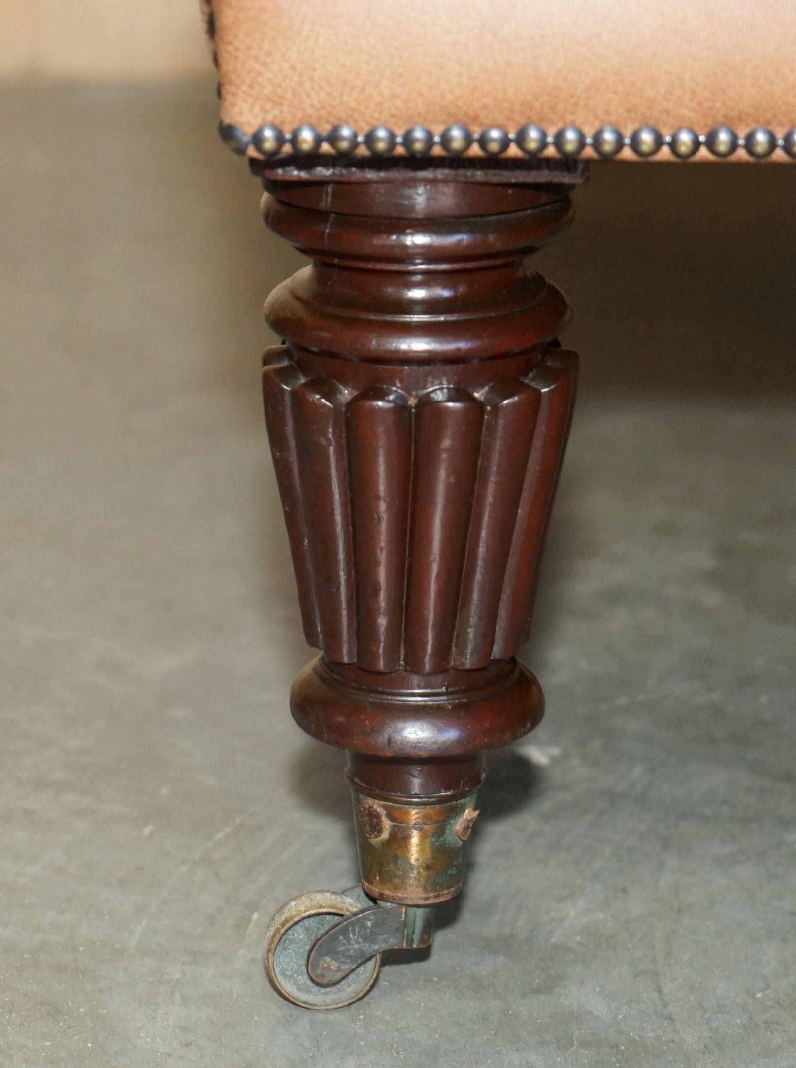 Chesterfield XXL leather sofa hand-dyed