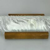 Wall lamp ice glass space age design