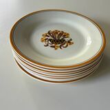 Creil and Montereau earthenware plates