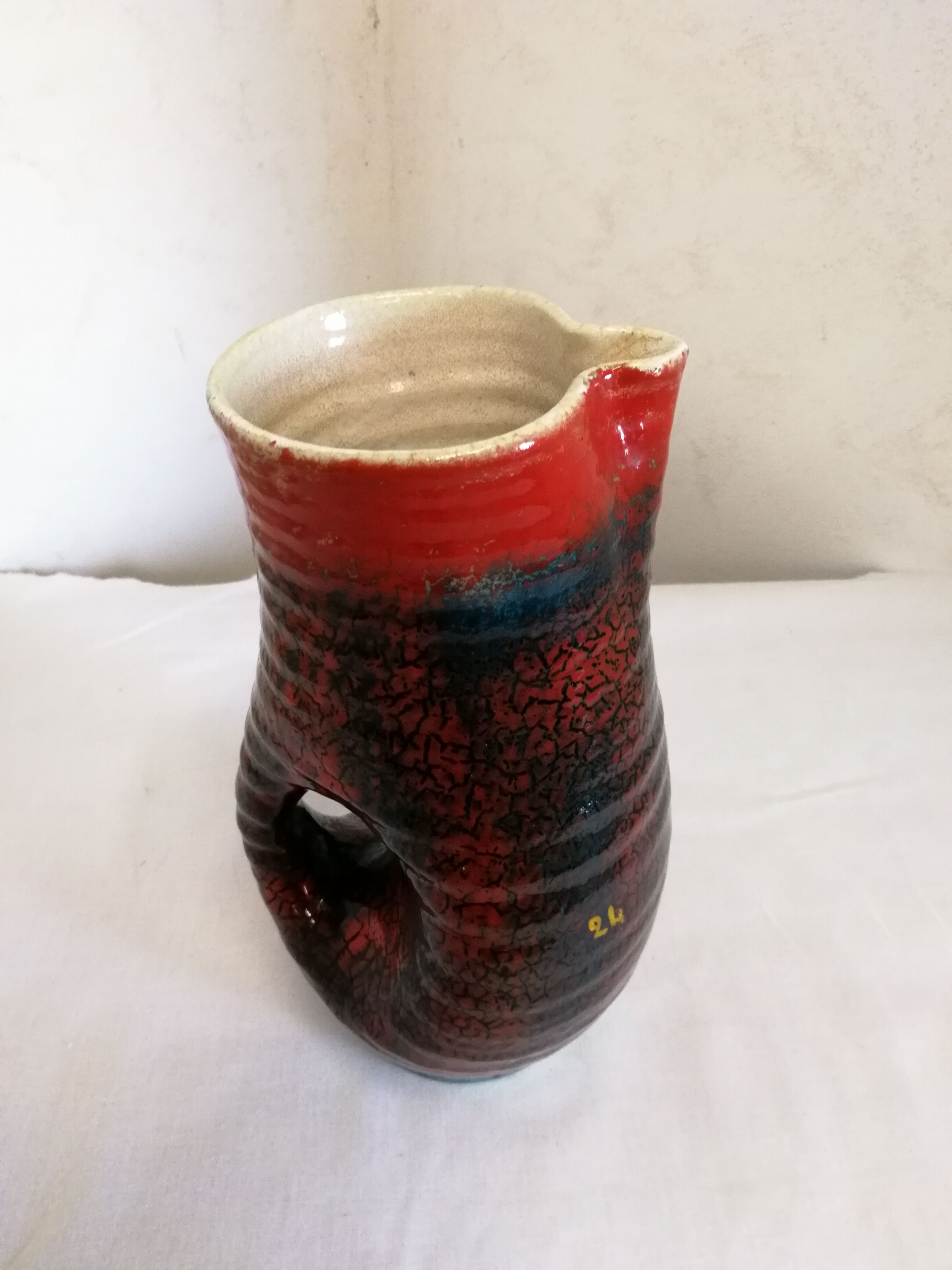 Pitcher, ceramic carafe accolay