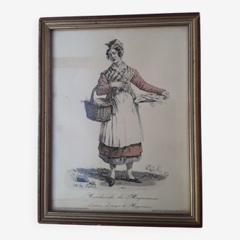 Mackerel Merchant Engraving