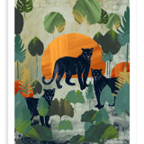 Illustration "Felines" A4