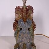 Ceramic owl lamp