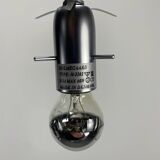 Suspension Mandarin blanche et rose par Michael Bang pour Holmegaard 1980