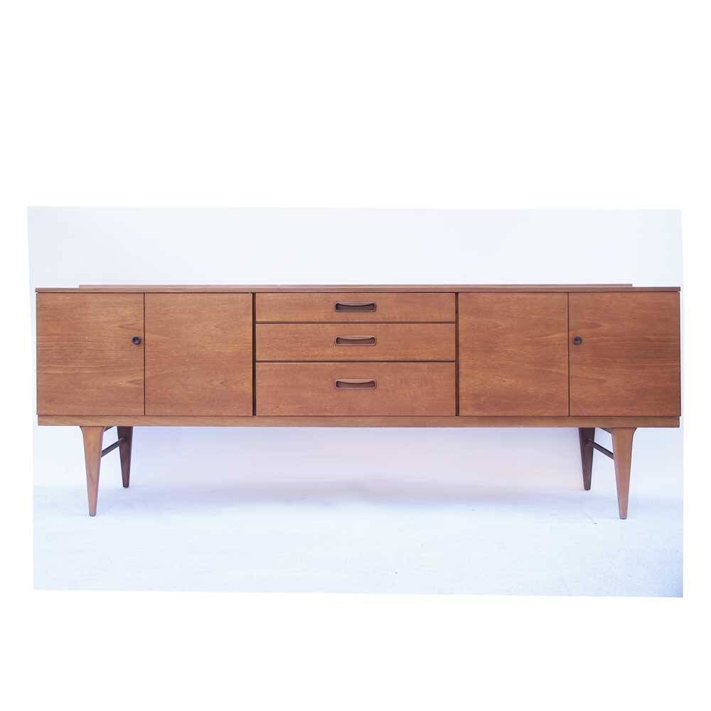 Long Scandinavian vintage sideboard Nathan