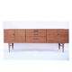 Long Scandinavian vintage sideboard Nathan