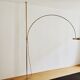 stunning Mid Century Modern brass UNA arc lamp by Florian Schulz