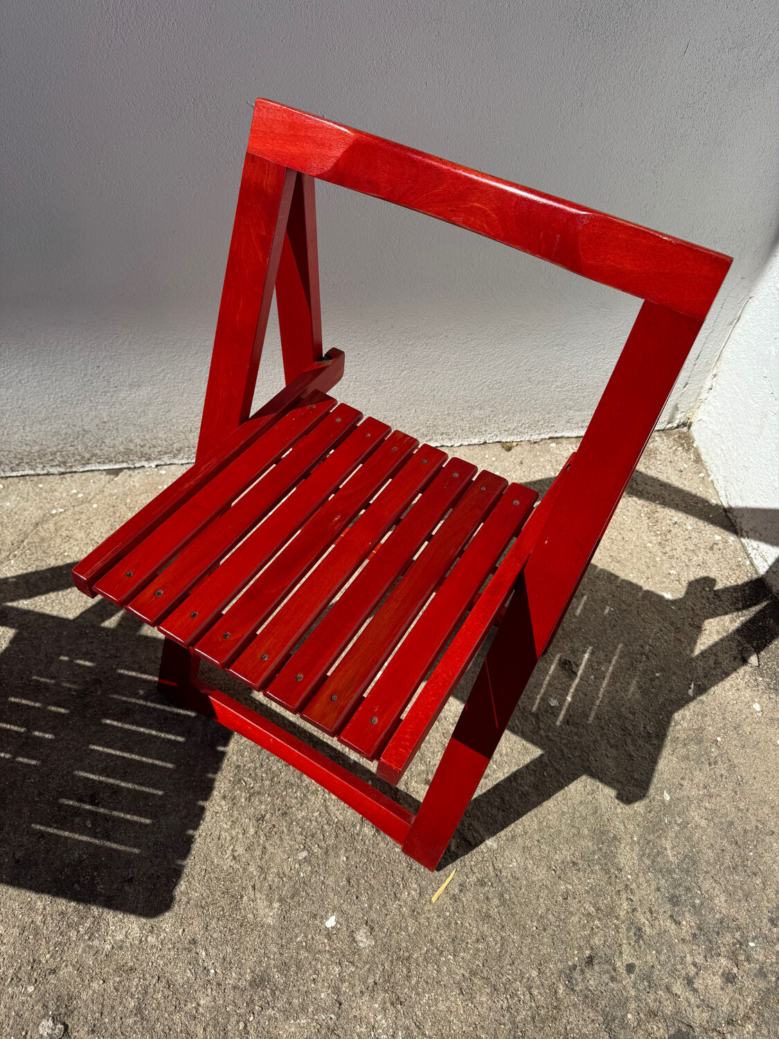 Aldo Jacober folding chairs from the 1970s.