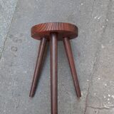 Wooden tripod stool