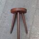 Wooden tripod stool