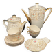 Villeroy & Boch porcelain tea set roses and gilding