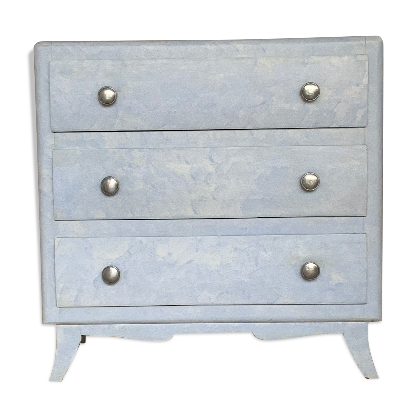 Blue vintage dresser