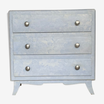 Blue vintage dresser