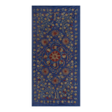 Hand knotted rug, vintage turkish rug 100x194 cm