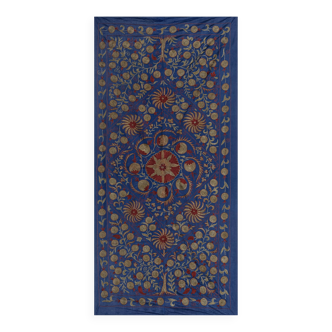 Hand knotted rug, vintage turkish rug 100x194 cm