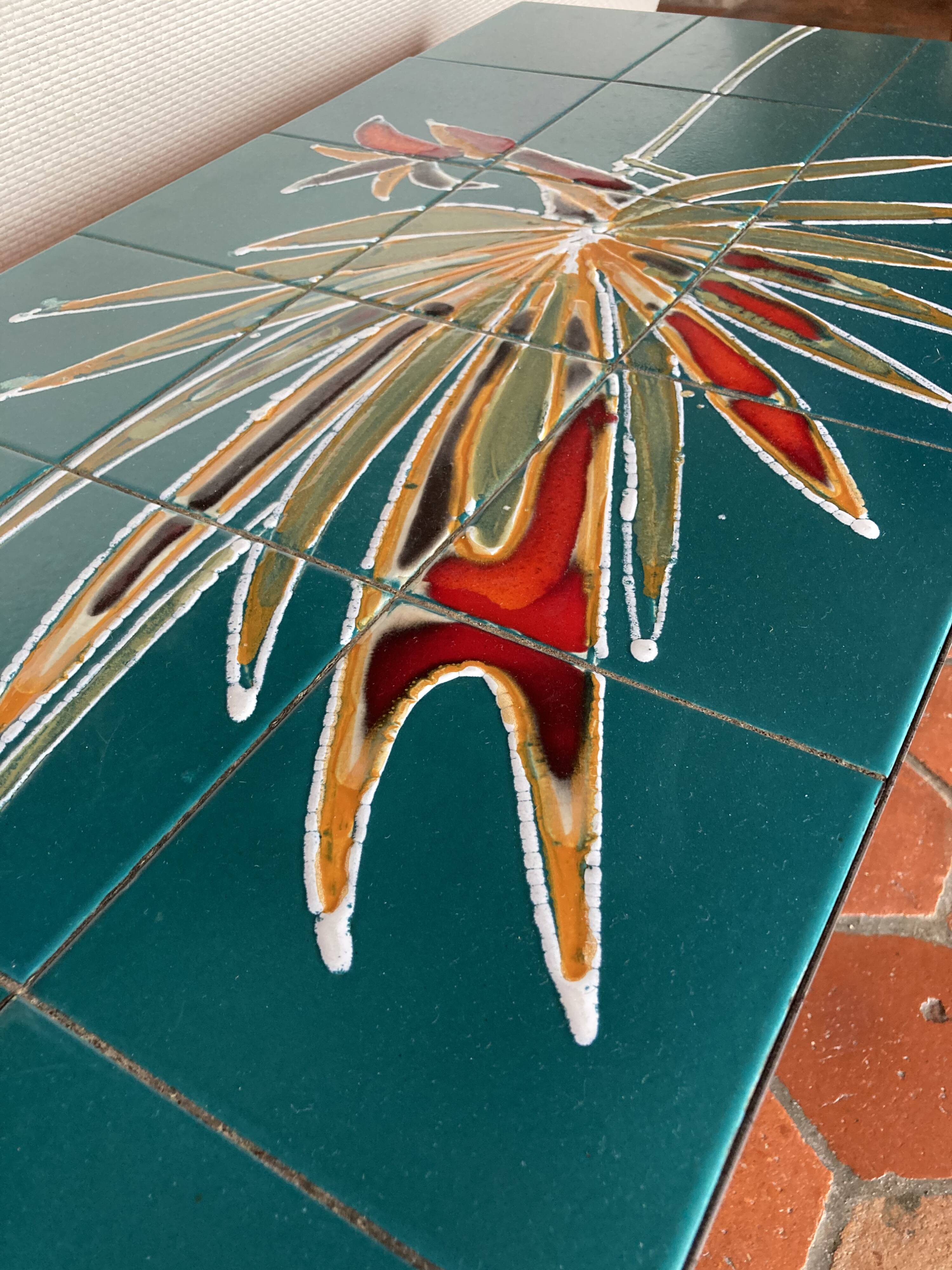 Vintage ceramic coffee table