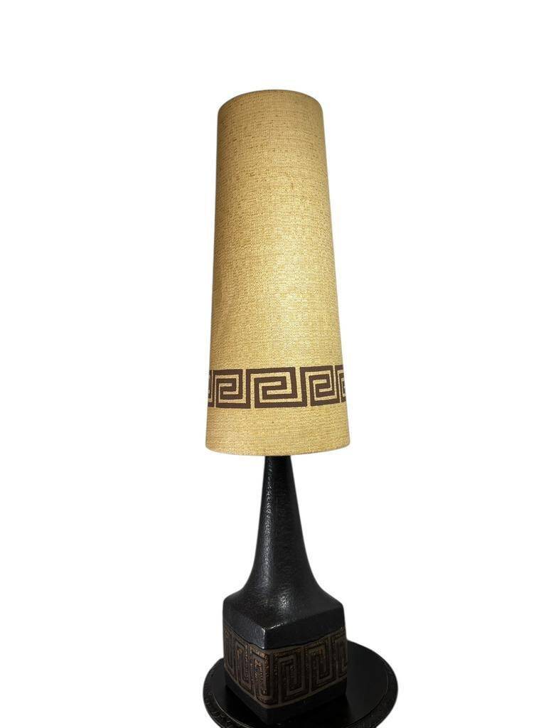 Vintage brutalist floor lamp Aurelia Ceramano from the 1970s.